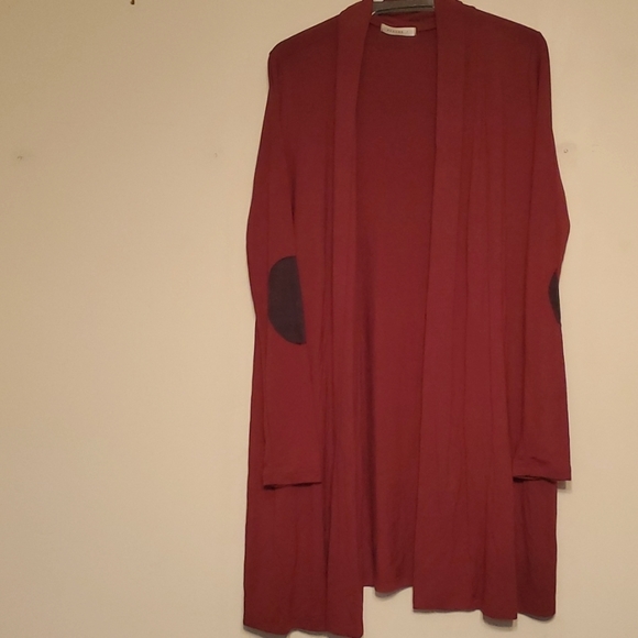 Reborn J Burgundy Cardigan - Picture 2 of 4